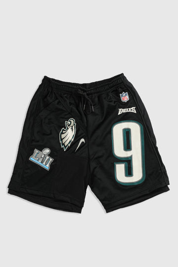 Unisex Rework Eagles NFL Jersey Shorts - S