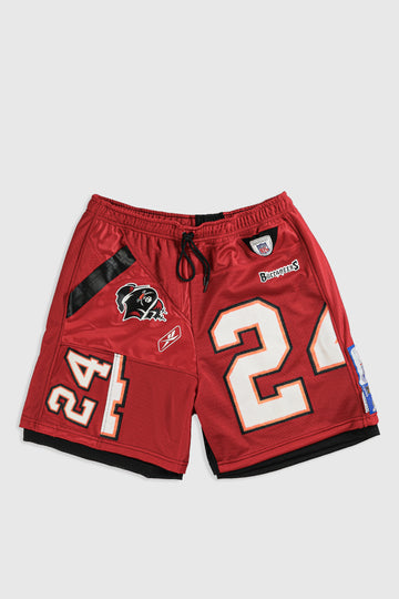 Unisex Rework Buccaneers NFL Jersey Shorts - XL