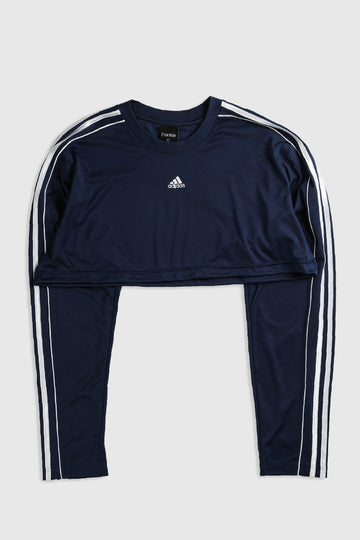 Rework Adidas Micro Crop Long Sleeve Jersey - L