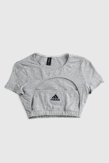 Rework Adidas Cut Out Tee - S